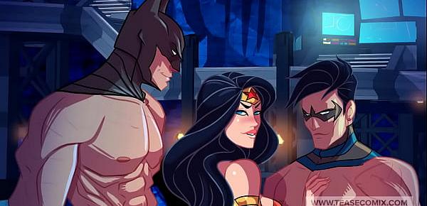  Wonder Woman & Batman I want BatCock teasecomix